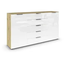 Rauch Flipp 180 x 100 cm Eiche Artisan / Weiß