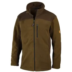 Hubertus Herren-Fleecejacke Eifel, oliv-braun, 5XL