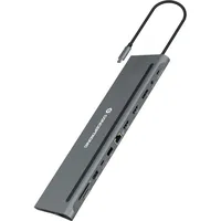 Conceptronic 12-in-1 Dockingstation, USB-C 3.0 [Stecker] DONN17G