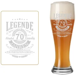 Luxentu Weizenglas Weißbierglas 0,5 Liter - Legende seit 70 Jahren