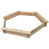 Tetzner & Jentzsch T & J Tilda Sandkasten 6-Eck unbehandelt Ø 150 cm