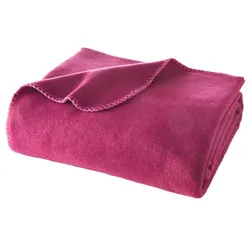 WOHNWOHL® Wohndecke uni • Soft-Fleece-Decke • Polarfleece-Decke • Tagesdecke • Kuscheldecke • Viscose-Decke Mischung • Sofaüberwurf • Fleecedecke • Couch-Decke • Überwurf • weiche Tagesdecke • 150 cm x 200 cm • 60% Polyester, 40% Viskose •