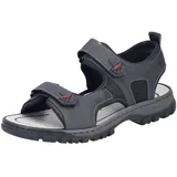 Rieker Freizeitsandalen Herren Schwarz 45