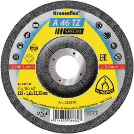 KLINGSPOR A 46 TZ Trennscheibe 125 mm 25 Stück