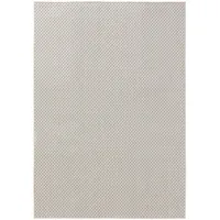 benuta Outdoorteppich Rechteckig, 300x400 cm wasserabweisend, Teppiche & Outdoor Teppich Lou Weiß Kunststoff,