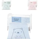 KIKKABOO Kikkaboo, Kinderbettwäsche, Bettwäsche Bär 3tlg 135 x 95