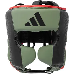 Kopfschutz ADIDAS PERFORMANCE "Combat 50 Headguard" Gr. S, grün (grün, schwarz), Protektoren, S