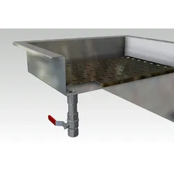 Chefgastro Crash-Eis Behälter Einbau 2/1 GN BxTxH 722x590x170mm