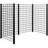 Plus Mülltonnenabtrennung 194 x 147 cm schwarz