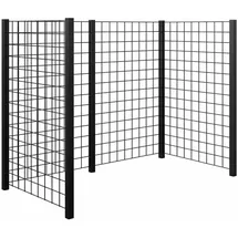 Plus Mülltonnenabtrennung 194 x 147 cm schwarz