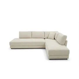 KAWOLA Schlafsofa SADIRA cremeweiß