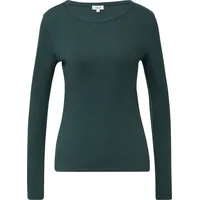 s.Oliver Ripp-Langarmshirt mit Stickerei - 46