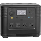 SucceBuy Tragbare Powerstation, 1800W Solargenerator, 1008Wh LiFePO4-Akku-Backup mit 8 Anschlüssen für den Einsatz bei Stromausfällen, Outdoor-C...