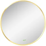 kleankin Badspiegel Ø50 cm Badezimmer, Badezimmerspiegel, Badspiegel