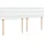 vidaXL Boxspringbett 180 x 200 cm Weiß