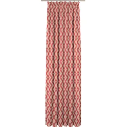 Vorhang ADAM "Maroccan Shiraz Light" Gr. 4, rot, B:145cm H:245cm, Jacquard, Baumwolle (Bio-Baumwolle), Gardinen