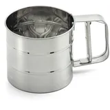 Weis, Mehl-/Zuckersieb aus Edelstahl, mit Henkel, in Silber, 12705