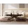 WFL GROUP Axen Schwarz Metall 120-160 x 80 x 38-75 cm