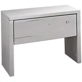 MASSIVMOEBEL24.DE Nachtschrank Vancouver 50 x 33 x 45 cm Weiß