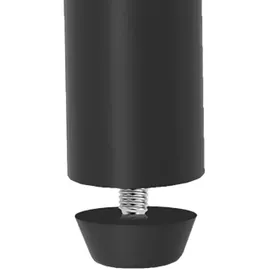 Costway Set Küchenstühle aus PVC-Leder & U-förmiger Grau