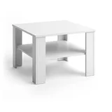 Vicco Couchtisch Homer, Weiß 60 x 60 cm