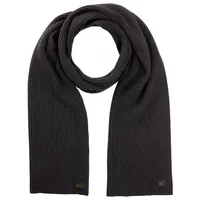 CAMEL ACTIVE Strickschal aus reiner Lammwolle Schwarz, | Gr.: