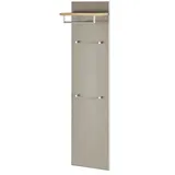 Sconto Garderobenpaneel Santina taupe/eiche bianco