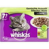 whiskas 7+ Gemischte Auswahl in Sauce 48 Portionen