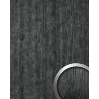 Wallface Wandpaneel 24951-SA, BxL: 100x260 cm, 2.6 qm, (Dekorpaneel, Wandverkleidung in Holz Optik) selbstklebend, anthrazit, strukturiert grau