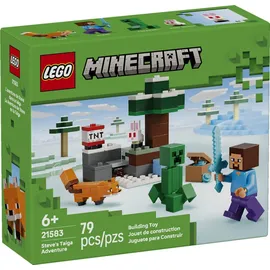 LEGO Minecraft Steves Abenteuer in der Taiga 21583