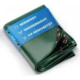 Nemaxx NEMAXX® Premium Abdeckplane Wasserdicht [200x300cm] – UV Beständige [450 g/m2] LKW Plane mit Ösen, PVC Gewebeplane für Holz, Garten, Dach & Bau – Winterfeste