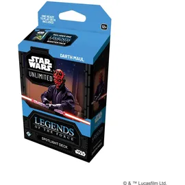 Fantasy Flight Games Star Wars: Unlimited Legends of The Force, Spotlight Deck Darth Maul,