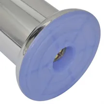 vidaXL 4 X Möbelfuß Sofafuß Sockelfuß Chrom Rund 60 Mm Vidaxl