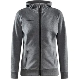 Craft Core Soul Full Zip Hood W dk grey melange XL