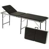 Holthaus Medical Mobile Untersuchungsliege, schwarz 78x56 cm