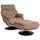 MCW Relaxsessel MCW-K99 Kunstleder 80 x 100 x 90 cm Grau mit Hocker