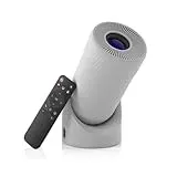 Mini Beamer mit WLAN 6 & Bluetooth 5.0, VenirCool P2 Tragbarer Projektor 13000L, 4K Unterstützung, Elektrische Trapezkorrektur, 180° Drehbarer Standfuß, Video Beamer für Heimkino