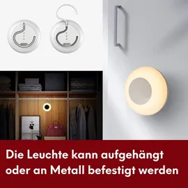 Kalb Material Für Möbel kalb | Smartphone Induktionsladegerät mit abnehmbarer magnetischer Akkuleuchte, dimmbar, Wireless Handyladegerät, Nachtlicht