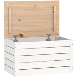 vidaXL Truhe 59,5 x 36,5 x 33 cm 1-tlg. weiß