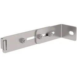 MUNK verstellbare Wandhalter mit Klemmbügel Edelstahl Wandabstand 215-275mm
