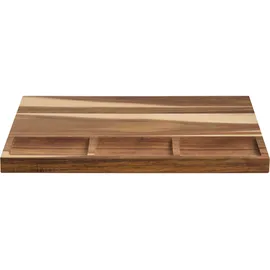 Beliani Schneidebrett Akazienholz 1 40 x 30 cm Braun