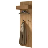 inn.furn Garderobenpaneel Borga 50 x 160 cm Eiche