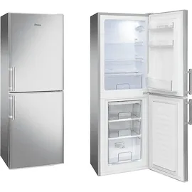Amica KGC 384 110 E Kühl-Gefrierkombination (138 l, 1480 mm hoch, Edelstahl)