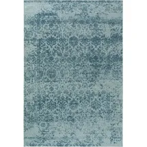 benuta Pop Flachgewebeteppich, Blau, Textil, Patchwork, Rechteckig, 195x285 cm Oeko-Tex® Standard 100, für Fußbodenheizung geeignet, Teppiche - Böden, Teppiche, Flachgewebe-Teppiche