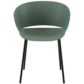 Idimex Gartenstuhl NIVEL 60 x 56 x 80 cm grün 4 St.