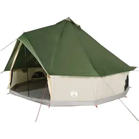 vidaXL Tipi Familienzelt 10 Personen Grün