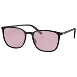 Eschenbach Optik Sonnenbrille acunis 25% Tönungsgrad (1-St) Komfortgläser gegen hohe Lichtempfindlichkeit im Alltag rosa|schwarz