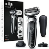 Braun Series 7 70-S4200cs - Wet&Dry Rasierer mit EasyClick Präzisionstrimmer - Silber