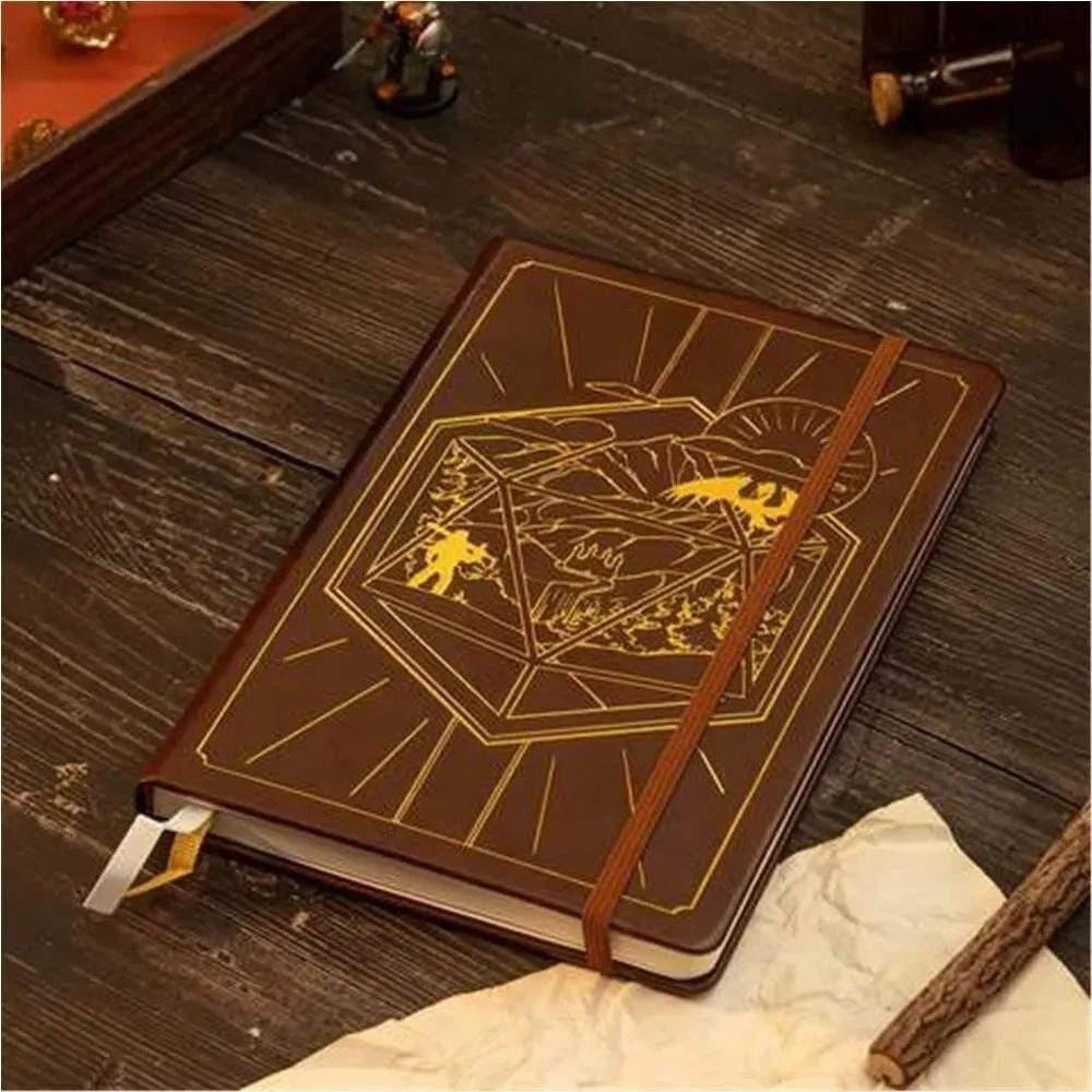 Crit Stones DnD 5e Player Journal - Brown