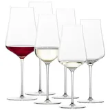 Schott Zwiesel Zwiesel Glas Bordeaux Weißwein Champagner Gläser Duo Weingläser, Transparent, & Trinken, Gläser-Sets